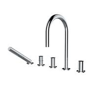 Laufen Kartell - Grifo para el borde de bañera, 5 orificios, cromo H3223350042821