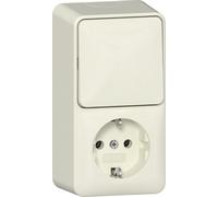 Combo De Enchufe De Interruptor De Montaje En Superficie Vertical 16A 250V - 417612