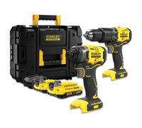 Combo v20: taladro percutor brushless + atornillador de impacto brushl