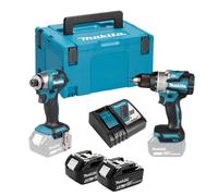 Combopack 2 herramientas 18 V (2 x 5,0 Ah) (DDF489 + DTD173) - MAKITA DLX2527TJ