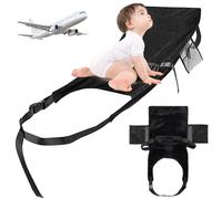 Comebachome Extensor de Asiento de avión de Felpa Seguro Ajustable, Esencial de Viaje portátil para bebé para Que duerma el niño
