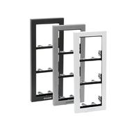 Comelit Marco De Aluminio De 3 Módulos Para Powercom Ikall - 3311/3A