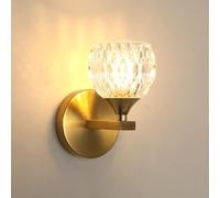 Comely Aplique de Pared Interior, Lámpara de Pared Moderna de Cristal