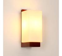 Comely Aplique de Pared Interior Vintage, Lámpara de Pared Madera E27
