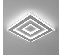 Comely Lámpara de Techo LED Cuadrada Moderna 52 W 5850 LM, 40 cm Plafón LED Acrílico Blanco 6500 K, Luz de Techo para Dormitorio, Salón y Pasillo