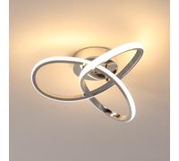 Comely Lámpara de Techo LED Moderna 30 W 3375 LM - Plafón LED en Forma de Flor, Luz Cálida 3000 K, Diseño Decorativo para Dormitorio, Salón y Pasillo