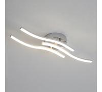 Comely Lámpara de Techo LED Moderna, Luz neutra 4500K 18W 3 Diseño Curvo