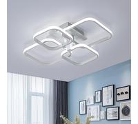Comely Lámpara de Techo LED, Plafón LED Techo Cuadrado Moderno 60W Metal