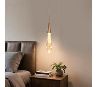 Comely LED Lampara Colgante Techo Moderna Lámpara Colgante in Vetro Goccia