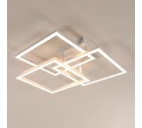 Comely led lámpara de techo 62x62cm 40W ajustar con control remoto blanco moderno lámpara de techo Lámpara de superficie grande para salón dormitorio cocina pasillo iluminación interior