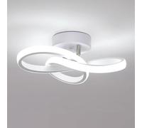 Comely Moderna Lámpara de Techo LED, 22W Plafón LED Techo Blanca Moderno