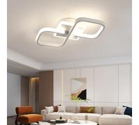 Comely Plafon LED Techo Cuadrado Moderna, 36W 4050LM Lámpara de Techo Acrílica, Blanco Luz de Techo para Dormitorio, Sala de Estar, Pasillo, Luz Natural 4500K,Longitud 40.5cm