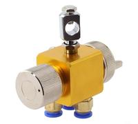 ComfyHarbor A-100 Pulverizador automático con boquilla de acero inoxidable, herramienta de pulverización de aleación de aluminio para máquina de ampollas, soldadura por ola y revestimiento industrial