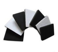 ComfyHarbor Almohadilla de interfaz de esponja rectangular de 75 x 100 mm, respaldo suave para lijadora, reduce la vibración y mejora la precisión de lijado, se adapta entre