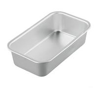 ComfyHarbor Bandeja rectangular de aleación de aluminio sin costuras para hornear pasteles de pan, utensilios para hornear pasteles de pan, utensilios para hornear panadería con transferencia de calor