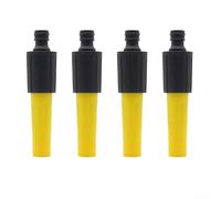 ComfyHarbor Boquilla de pulverización ajustable, conector de manguera directa de plástico para lavado de coches, para grifos al aire libre, herramienta de riego versátil, con sistema de conexión