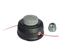 ComfyHarbor Cabezal de corte de repuesto para recortadora de césped Homelite BM26SSL 3VNM de 26 cc, cabezal de corte de plástico con accesorios, ligero 325 g para jardín de fácil instalación (B)