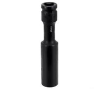 ComfyHarbor Cabezal hexagonal de 1/2, adaptador de acero al cromo vanadio para llave de impacto, herramienta neumática de aire, taladro eléctrico, tamaños 8-24 mm, longitud 128 mm (19 mm)