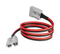 ComfyHarbor Cable Extensión 50A 1.5m 10AWG Alta Potencia | Conector 50A, cable 10AWG, 1.5 metros, compatible solar, para caravana, barco, alta eficiencia
