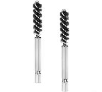 ComfyHarbor Cepillo de alambre de palo de golf, limpiador de cabeza hexagonal de acero inoxidable 304 para hospital, eje, cara, herramienta de eliminación de óxido compatible con taladros, acabado