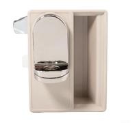ComfyHarbor Cerradura de combinación mecánica ABS Mango Pestillo para puerta de gabinete de almacenamiento de metal de acero Rotación de 90 grados sin llave para control de acceso Ajuste 0.6-1.5mm de