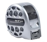 ComfyHarbor Cinta métrica de acero inoxidable con diseño hueco, regla retráctil impermeable de 5 m, autobloqueo y base magnética para proyectos de construcción y bricolaje (5 m)