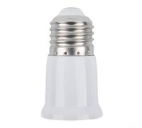 ComfyHarbor Extensor de enchufe de bombilla E26 a E26, adaptador de soporte de lámpara de rosca de 3 cm para accesorios empotrados, extensión de base PBT resistente al calor para bombillas estándar