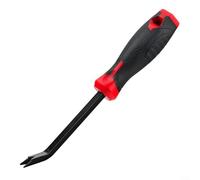 ComfyHarbor Extractor de clavos en forma de V, barra de palanca de acero al cromo vanadio con mango de goma ergonómico para mantenimiento de neumáticos, extracción de tornillos para carpintería, rojo