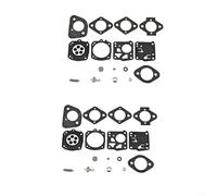 ComfyHarbor Kit de reparación de carburador para Tillotson HS203 HS286, juego de juntas de diafragma compatible con piezas de cortacésped SD 117 120 123 133 153 116Si PS6000i (2 juegos)