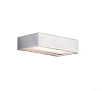 ComfyHarbor Lámpara de pared solar de aluminio acabado plateado al aire | Suave brillo blanco cálido, perfecto para guía de caminos, iluminación decorativa, ambiente nocturno