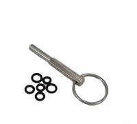 ComfyHarbor Llave de cabeza ovalada, con llavero, compatible con máquinas de café Krups, Aeg, Capresso, Franke, Orchestro, Siciliana, Toscana para quitar tornillos (A y A)