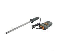 ComfyHarbor Medidor digital de humedad de grano LCD con sonda, humedad de grano y probador 2% - 30% de rango, resolución de 0,5%, compensación automática, retroiluminado