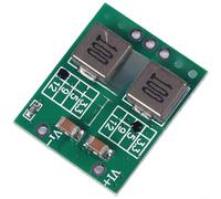 ComfyHarbor Módulo convertidor reductor CC de doble salida, entrada de 7 V-28 V a salida de 3.3 V/5 V/9 V/12 V, fuente de alimentación de baja ondulación de 1.5 A para proyectos electrónicos de