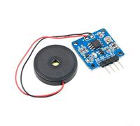 ComfyHarbor Módulo de sensor de vibración piezoeléctrico, interruptor de salida digital analógico DC5V para proyectos interactivos de tambor electrónico Arduino DIY alta sensibilidad ajustable