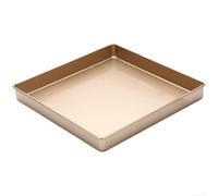 ComfyHarbor Molde rectangular antiadherente de acero al carbono para hornear pan de carne - Bandeja de horno profunda 32,5 x 27 cm (G)