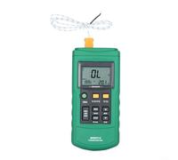 ComfyHarbor MS6514 Termómetro digital registrador de datos, probador de doble canal, con interfaz USB, para termopares K J T E R S N, rango de -200 a 1372 C, pantalla LCD