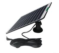 ComfyHarbor Panel solar de 5 W para cámaras ARLO, placa de carga monocristalina para ARLO Pro 4/Ultra 2/Pro 3/Pro 5S, resistente a la intemperie para fuente de alimentación exterior, para sistema de