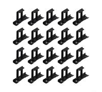 ComfyHarbor Paquete de 20 clips de drenaje de agua para panel solar, clips de limpieza de módulos fotovoltaicos para eliminación de agua y barro, se adapta a marcos de 30 mm, 32 mm, 35 mm, 40 mm