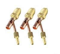 ComfyHarbor Paquete de 5 conectores de cable de soldadura TIG, accesorio separado de gas macho para antorchas refrigeradas por agua WP9 WP17 WP26, adaptador de conexión rápida de cobre de alta