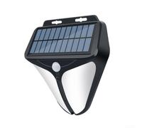 ComfyHarbor PIR - Detector de movimiento solar para exteriores | Detección automática de movimiento, para luz de sonido instantánea, rango de 3 a 5 m, carga solar, no necesita cableado