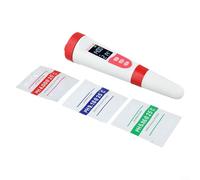ComfyHarbor Probador digital de calidad del agua 4 en 1, medidor de pH con calibración automática, impermeable IP67, electrodo de vidrio alto para acuario, piscina, hidroponía, pruebas de laboratorio