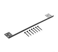 ComfyHarbor Protector de seguridad para puerta, protector antipalanca, placa de acero inoxidable en forma de L para entrada de puerta delantera del hogar (11 pulgadas)
