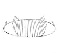 ComfyHarbor Rejilla de cocción plegable redonda de 17 pulgadas para Weber | Parrilla de carbón, estante portátil del Bbq del acero inoxidable con la superficie antiadherente