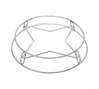 ComfyHarbor Soporte para ollas de acero inoxidable, estante de vapor resistente al calor, para cocinar en la cocina, salvamanteles con base de estrella estable, para ollas, sartenes y sartenes