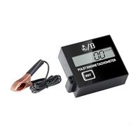 ComfyHarbor Tacómetro digital de motor, para motosierras de 2 y 4 tiempos, cortadoras de césped, cortasetos, pantalla LCD de 0-30000 rpm, herramienta de medición de inducción de mano
