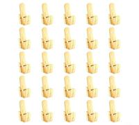 ComfyHarbor Terminales de alambre de empalme rápido de latón, divisor de conector de doble pala, para equipos electrónicos de potencia automotriz, pestañas macho hembra de 6.35 mm, para cableado