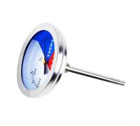 ComfyHarbor Termómetro para barbacoa, sonda de acero inoxidable 304, medidor de temperatura del horno, para cocinar asado a la parrilla, 2 pulgadas para dial, rango de 37.8-287.8 °C