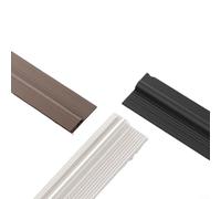 ComfyHarbor Tira de silicona para puerta y sello inferior, burlete de clima y tapón de corrientes de aire, para aislamiento de viento de invierno, sellador de puerta de entrada de dormitorio, 1 m de