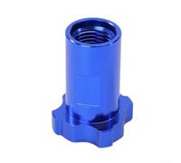 Comgooldool Conector de pulverización de electroforesis de aluminio para M14 para adaptador de rosca M16 para spray de pintura y olla, ajuste rojo, verde y azul para reparación de automóviles