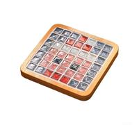 Comgooldool Juego de posavasos de mosaico de bricolaje, base de madera, herramientas de lechada, kit creativo de decoración del hogar para adultos y adolescentes, cuatro estilos personalizados, 9 x 9